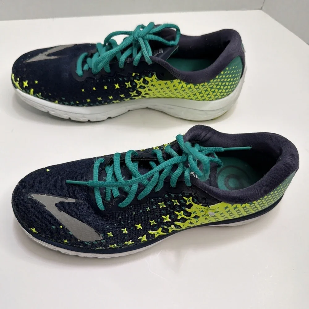 Brooks Pure Flow 5 Running Shoes Womens Size US 9.5 Blue Comfort Breathable